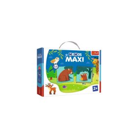 Trefl Memos Maxi memóriajáték - Állatok és kölykeik