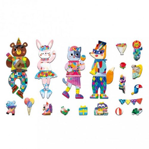 Mágneses puzzle játék, Zenés mulatság - MierEdu