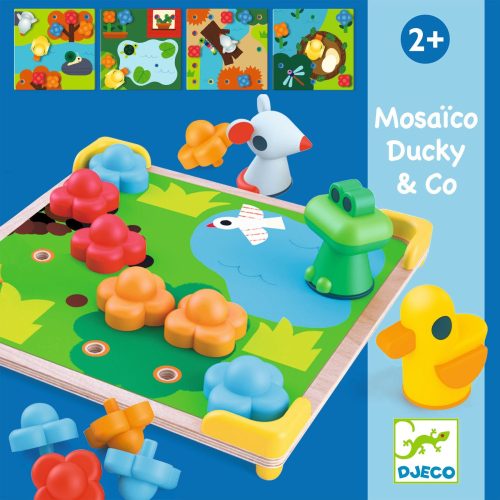 Djeco - Képkirakó - Kacsa művek - Mosaico Ducky & Co