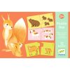 Djeco - Párosító puzzle - Kié a kölyök, 24 db-os - Baby animals