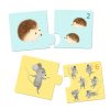 Djeco - Párosító puzzle - Kié a kölyök, 24 db-os - Baby animals