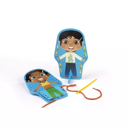 Flexi fűzős játék – Öltöztető (Flexi World Kids) - Miniland