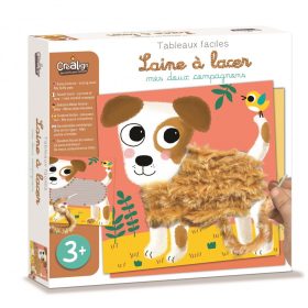   CreaLign - Puha képek fűzős kreatív játék, Háziállatok