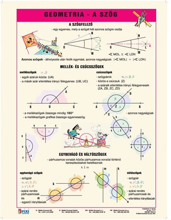 STIEFEL - Tanulói munkalap, A4,  "Geometria -a szög"