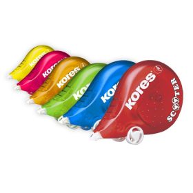   KORES - "Scooter" hibajavító roller, 4,2 mm x 8 m, vegyes színek