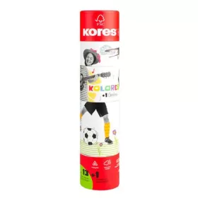   KORES - "KOLORES Twist & Turn" színes ceruza készlet, 1 grafittal, 1 hegyezővel