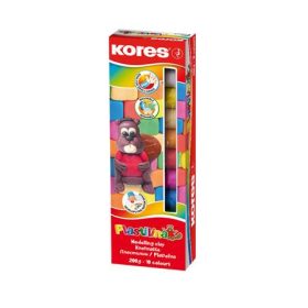 KORES - "Plastilina"Gyurma, 200 g, 10 szín