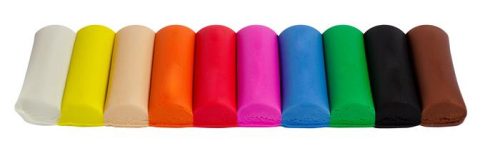 KORES - "Plastilina"Gyurma, 200 g, 10 szín