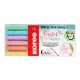 KORES -"Pastel Style" Ecsetirón készlet 6 db pasztell színnel