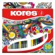 KORES - "Triangular" színesceruza készlet, 50 különböző szín