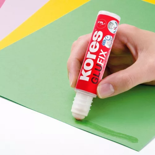 KORES - "Glufix" Kenőfejes ragasztó, 50 ml