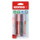 KORES - Ragasztóstift, pasztell színű tokban, 2x20 g, vegyes színek