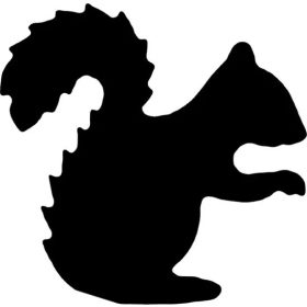 Cre Art formalyukasztó dekorgumihoz 25 mm, Mókus