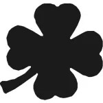 Cre Art formalyukasztó dekorgumihoz 25 mm, Négylevelű lóhere