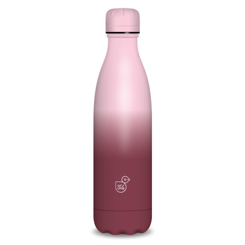 Ars Una - Duplafalú fémkulacs Burgundy-Pink, 500 ml