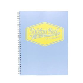   PUKKA PAD - "Pastel Jotta Pad" spirálfüzet, A4, vonalas, 100 lap, vegyes szín