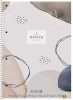 SHKOLYARYK - "Office collection" spirálfüzet, A4+, vonalas, 80 lap, vegyes