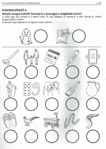 Kalandor Gyakorlófüzet auditív és motoros differenciáláshoz