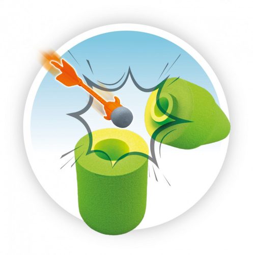 Buki - Játék csúzli nyilakkal és habszivacs palackkal