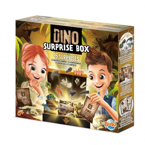 Buki - Dinoszaurusz meglepetés doboz - tudományos játék