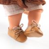 Játékbaba cipő - Barna cipőcske
