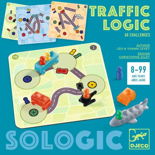 Djeco - Logikai játék - Közlekedés - Traffic Logic