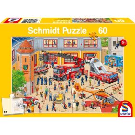 Gyereknap a tűzoltó állomáson 60 db-os puzzle