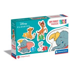   Clementoni 20806 - Bébi sziluett puzzle - Disney állatok - 3,6,9,12 db-os puzzle