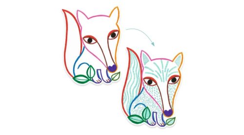 Djeco - Meglepetés színező - Erdei barátok