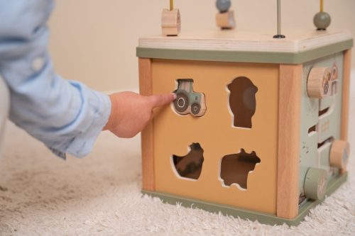 Little Dutch készségfejlesztő kocka Little Farm