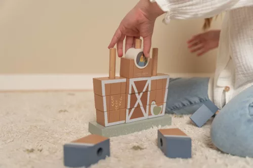Little Dutch montessori építőjáték - Little Farm