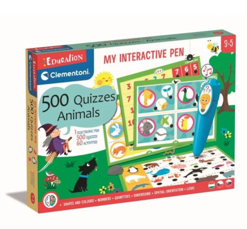 Clementoni - Az interaktív tollam - Ismeretterjesztő játék állatokkal