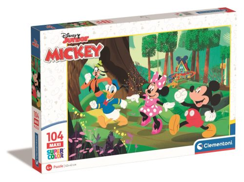 Clementoni Puzzle  Maxi 104 db-os Mickey és barátai