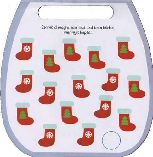 Karácsonyi mókás foglalkoztató 1. - zöld