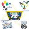 Clics Rollerbox 377db-os építőjáték