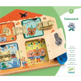   Djeco - Ügyesítő játék - Bezáró -kinyitó - Cabanalock