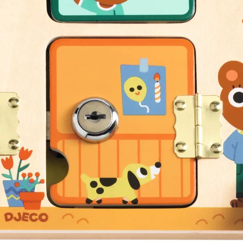 Djeco - Ügyesítő játék - Bezáró -kinyitó - Cabanalock