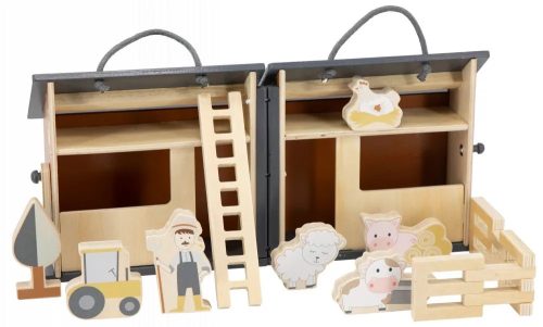 Tryco - fa összecsukható farm kiegészítőkkel SÉRÜLT