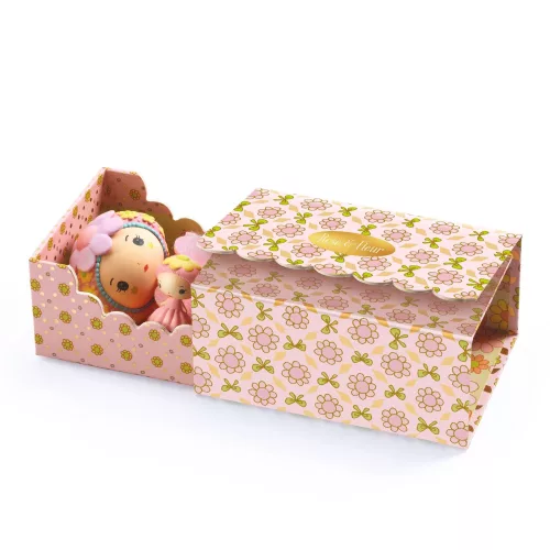 Djeco - TINYLY álomvilág - Rózsaszín apró szoba - Rose Tinyroom