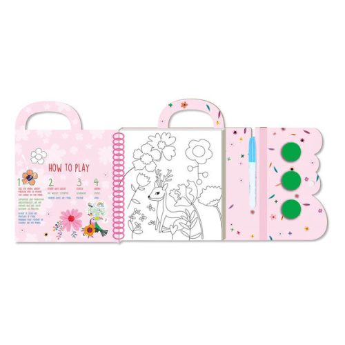 Avenir - Mágikus vízzel festő könyv - Fantázia kert