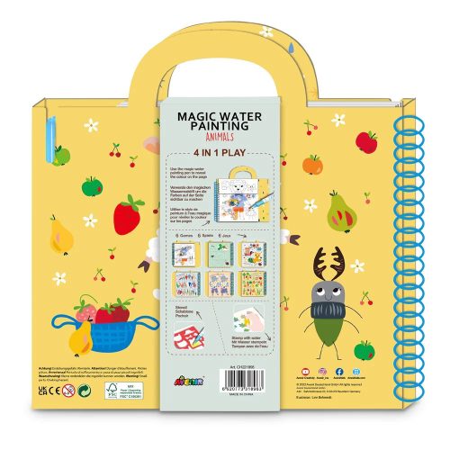 Avenir - Mágikus vízzel festő könyv - Állatok