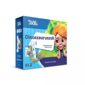   Dinoszauruszok készlet - Interaktív foglalkoztató könyv - Tolki