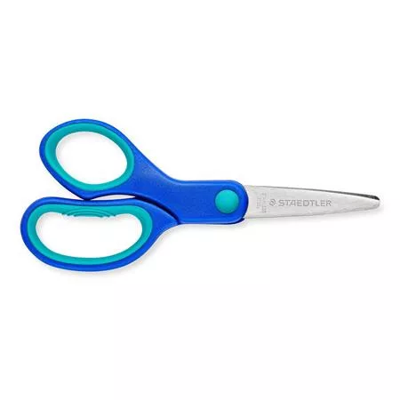 Barkácsolló 14 cm-es , (tompa) balkezeseknek. - STAEDTLER "Noris 965"