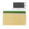 WANGE® 8805 | legó-kompatibilis alaplap | 25,5×13 cm - sötétszürke