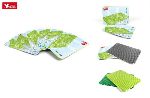 WANGE® 901 | legó-dupló-kompatibilis alaplap | 38x27 cm - világosszürke