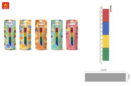 WANGE® 6901 | legó-kompatibilis kiegészítő | 14 cm-es vonalzó