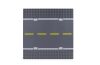 WANGE® 8810 | legó-kompatibilis alaplap | 25,5×25,5 cm - egyenes út