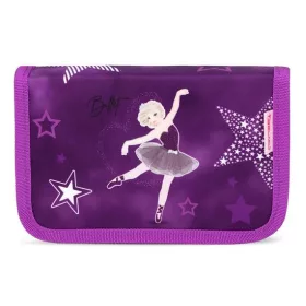   BELMIL -Tolltartó, 2 klapnis - "Prima Star", balerina, lila