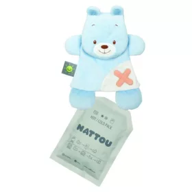   Nattou szundikendő plüss hideg/meleg terápiás gélpárnával BuddieZzz medve