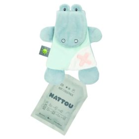   Nattou szundikendő plüss hideg/meleg terápiás gélpárnával BuddieZzz krokodil
